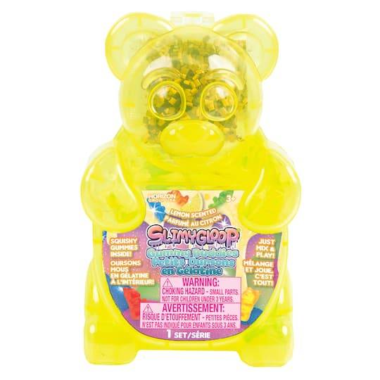 SlimyGloop Gummy Buddies Slime, Lemon Scent (3 ct)