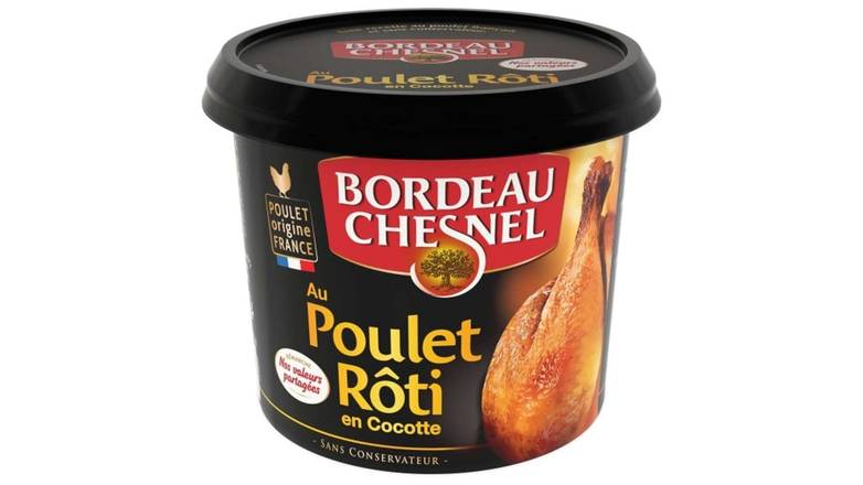 Bordeau Chesnel Spécialité Charcutière au Poulet Rôti en Cocotte 220g Le pot de 220g