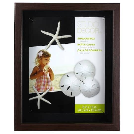 8" X 10" Espresso Shadow Box By Studio Decor