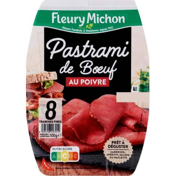 Fleury Michon - Pastrami de bœuf au poivre (600g)