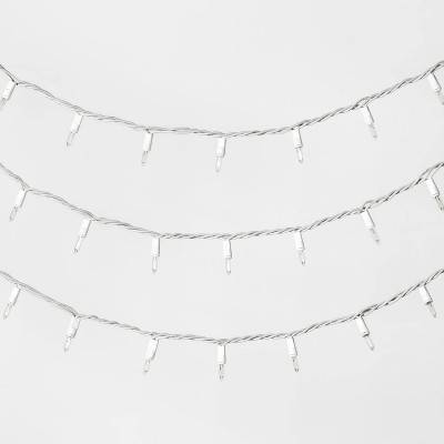 Wondershop Mini Christmas String Lights With White Wire, 13 in (50 ct)