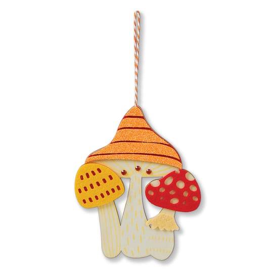 Thanksgiving Mushroom Wood Ornament Craft Kit By Creatology