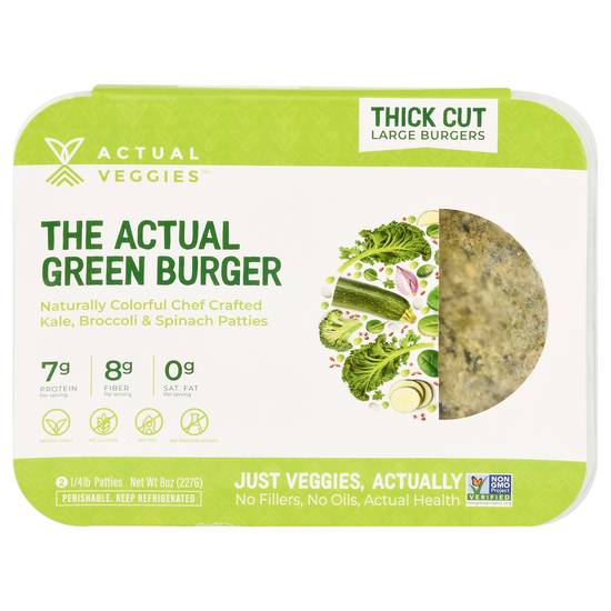 Actual Veggies the Actual Green Burger (8 oz)