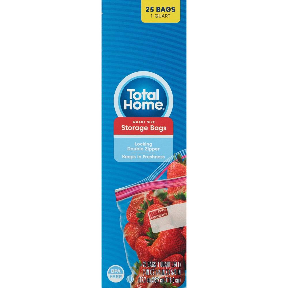 Total Home Storage Bags, 25 Ct