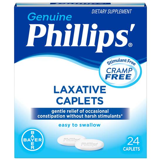 Phillips Genuine Laxative Caplets, (24 ct)