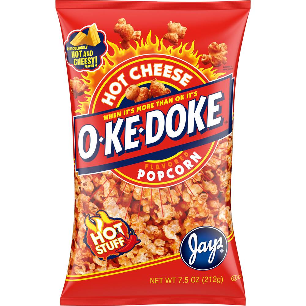 O-Ke-Doke Hot Stuff Cheese Popcorn (7.5 oz)