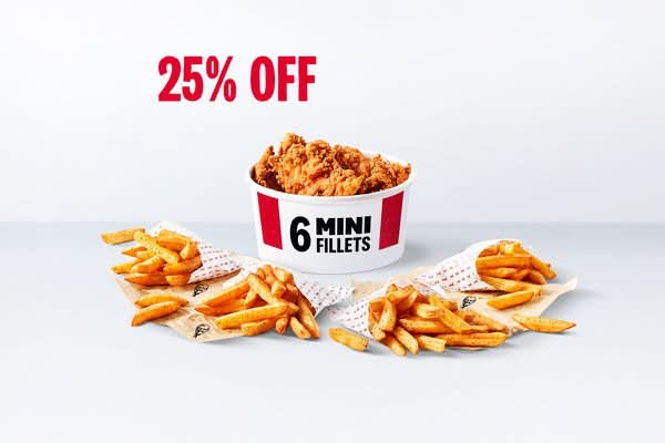 Boneless Bargain Bucket: 6 pc