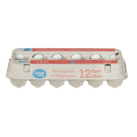 Great Value Xl White Eggs (12 ct)