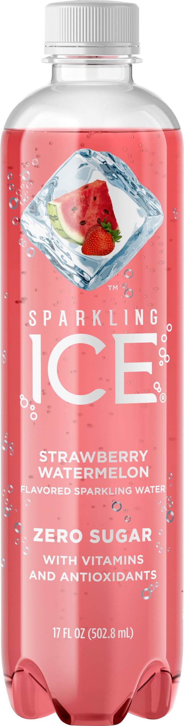 Sparkling Ice Zero Sugar Sparkling Water, Strawberry Watermelon (17 fl oz)