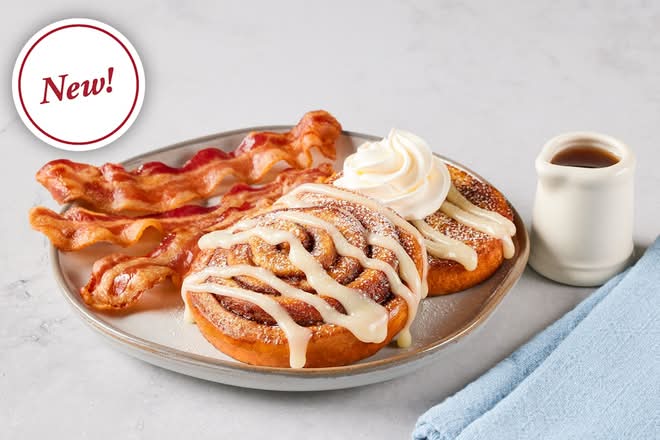 Cinnamon Roll French Toast Combo