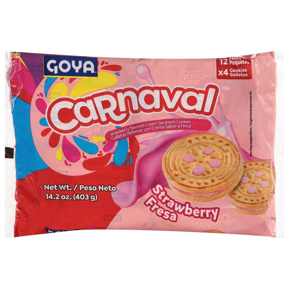 Goya Carnaval Cookies (12 ct) (strawberry fresa)