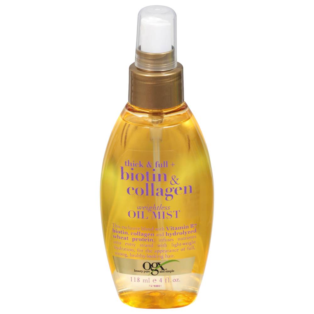 Ogx Thick & Full + Biotin & Collagen Weightless Oil Mist