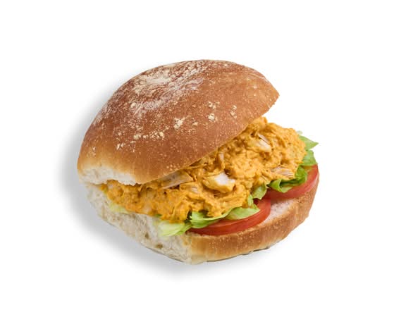 Chicken Tikka Salad Filled Roll