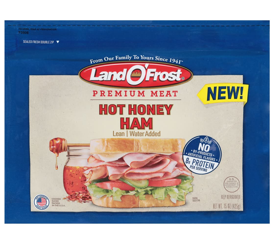 Land O' Frost Premium Meat Sliced Ham, Hot Honey (15 oz)
