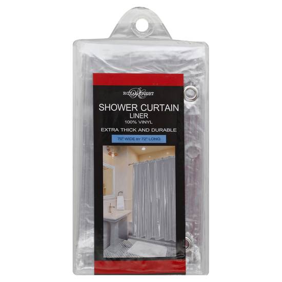 Royal Crest Clear Shower Curtain Liner