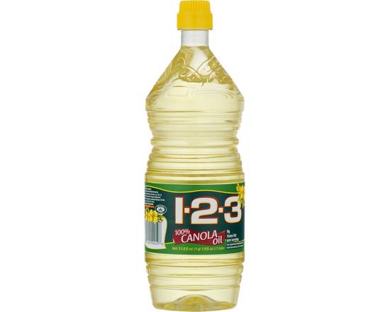 1-2-3 · Canola Oil (34 oz)