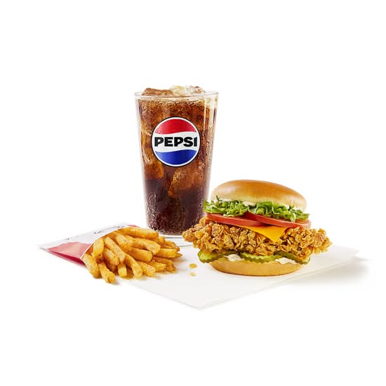 Deluxe Famous Chicken Sandwich Combo