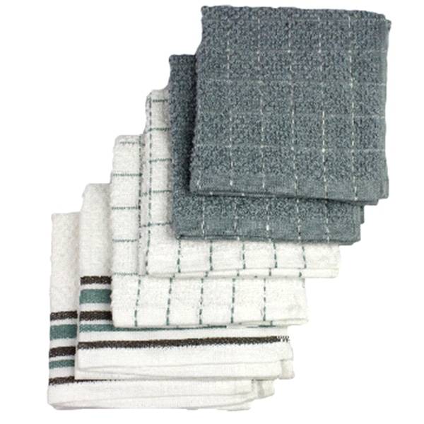 Fresh & Simple Kitchen Towel, Assorted, 5 Pack
