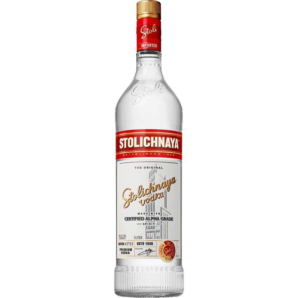 Stolichnaya vodka (botella 1 l)