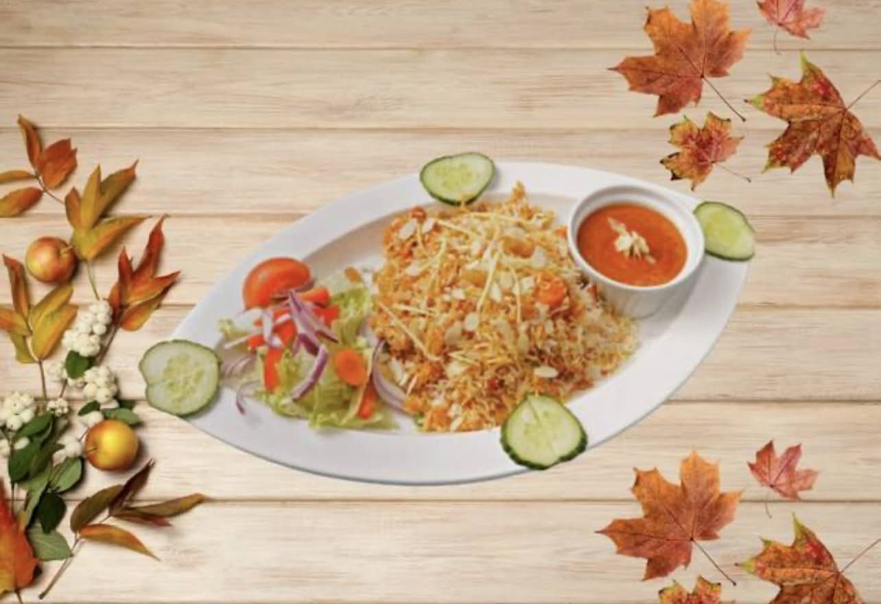 Menu Légumes Biryani