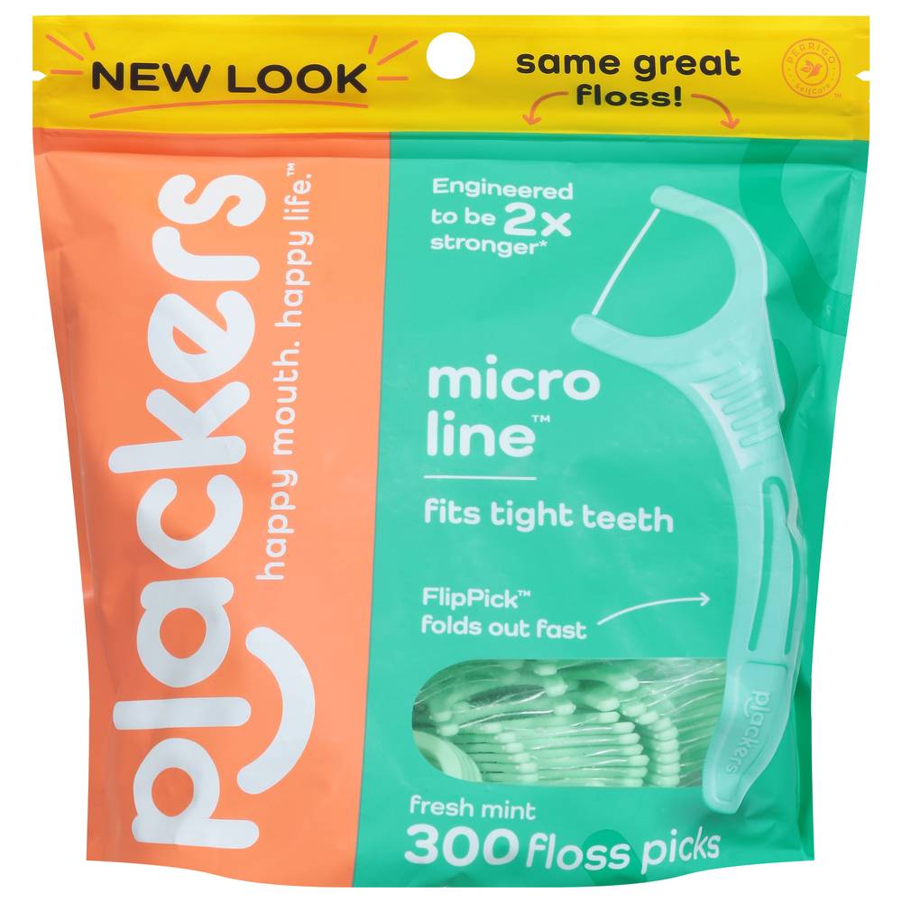 Plackers Micro Mint Value Size Dental Flossers (0.65 lbs)