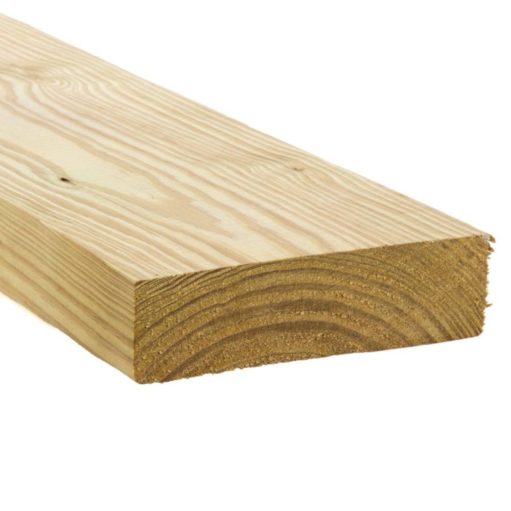 Severe Weather 2-in x 6-in x 4-ft #2 Prime Southern Yellow Pine Pressure Treated Lumber | TCP264T225EL