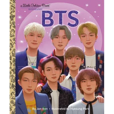 Bts: A Little Golden Book Biography - (Little Golden Book Biographies) by Jan Ann (Hardcover)