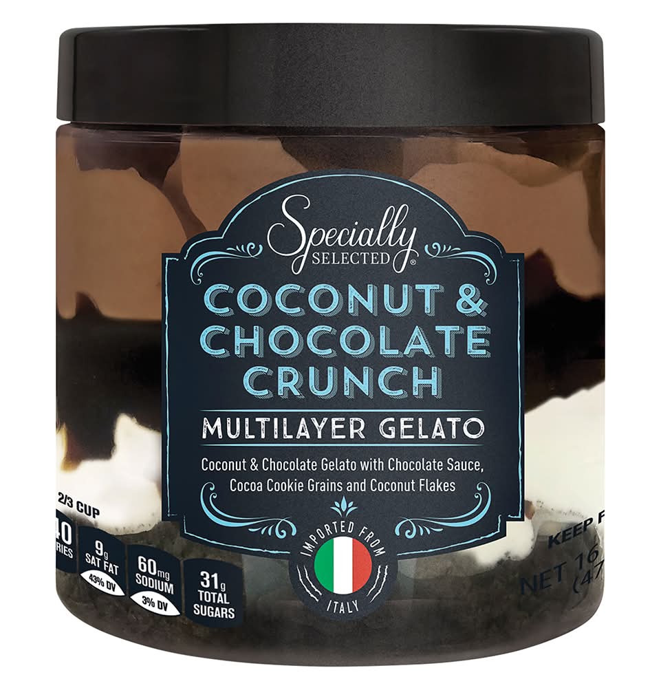 Specially Selected Coconut & Chocolate Crunch Gelato