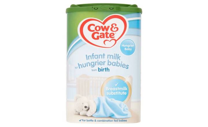Cow & Gate Infant Milk For Hungrier Babies 800g (395986)