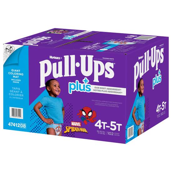 Huggies Pull-Ups Plus Boys & Girls 4t-5t (102 ct), Delivery Near You