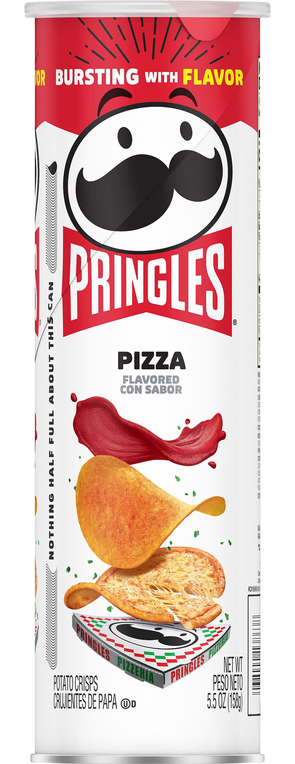 Pringles Potato Crisps Chips, Pizza (5.5 oz, 14 ct)