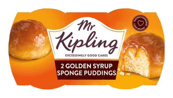 Mr Kipling Cake Golden Syrup Pudding x 2 (374530)