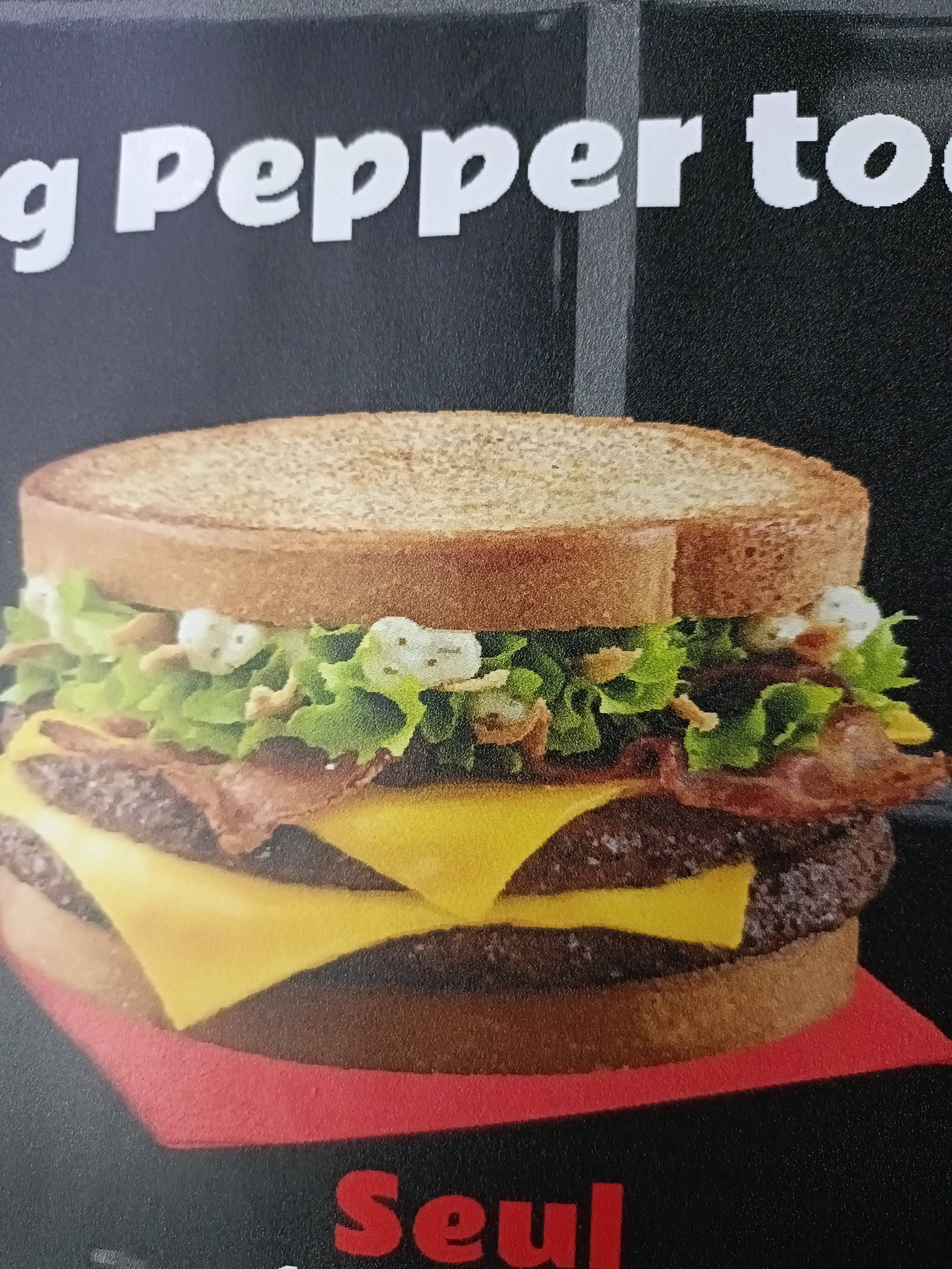 🥪🌶️ Menu Big pepper Toast ➕🧋 ➕🍟