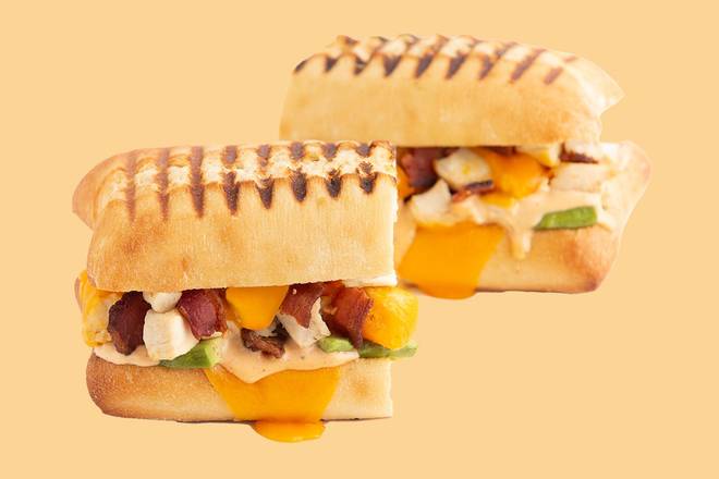 Chipotle Chicken 'N Bacon Panini Melt