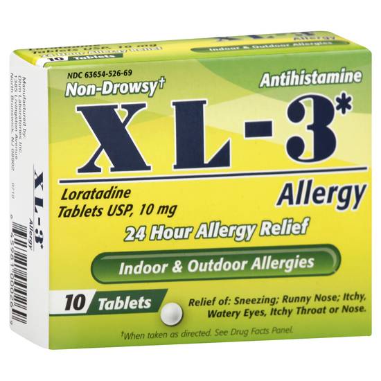 Xl-3 Indoor & Outdoor Allergy Relief (10 ct)