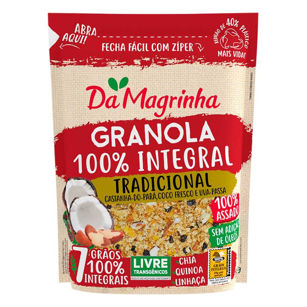 Da magrinha granola 100% integral tradicional (250 g)