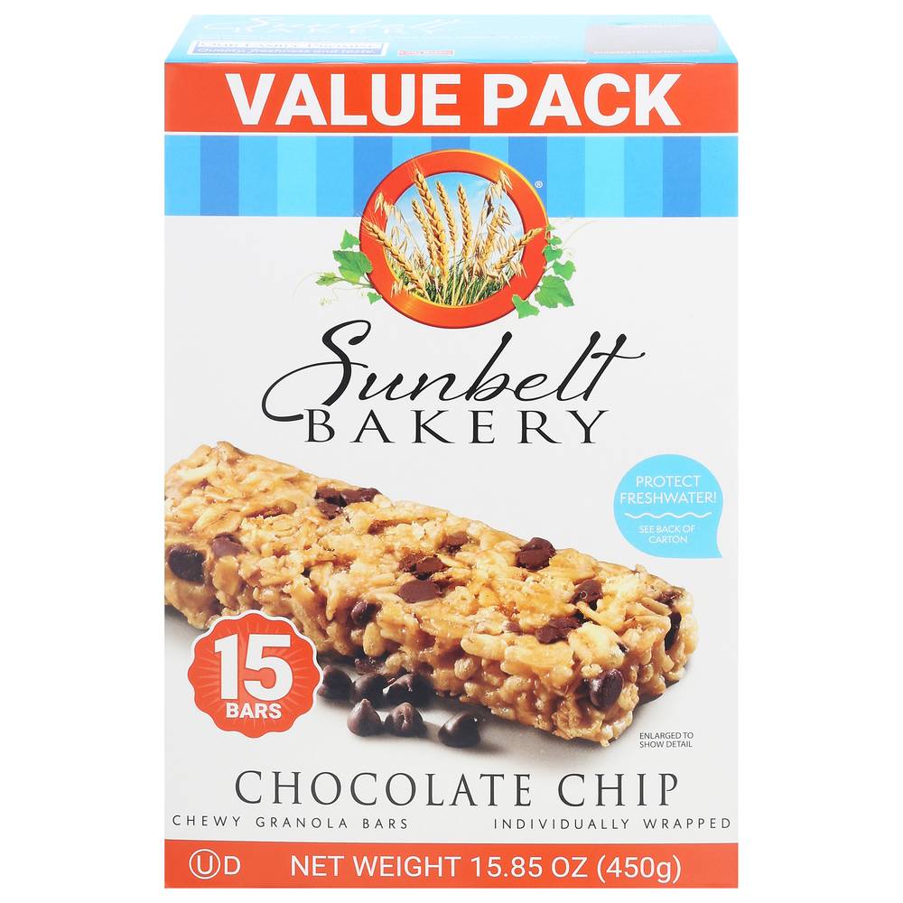 Sunbelt Bakery Chocolate Chip Chewy Granola Bars (15 ct) (15.9 oz)