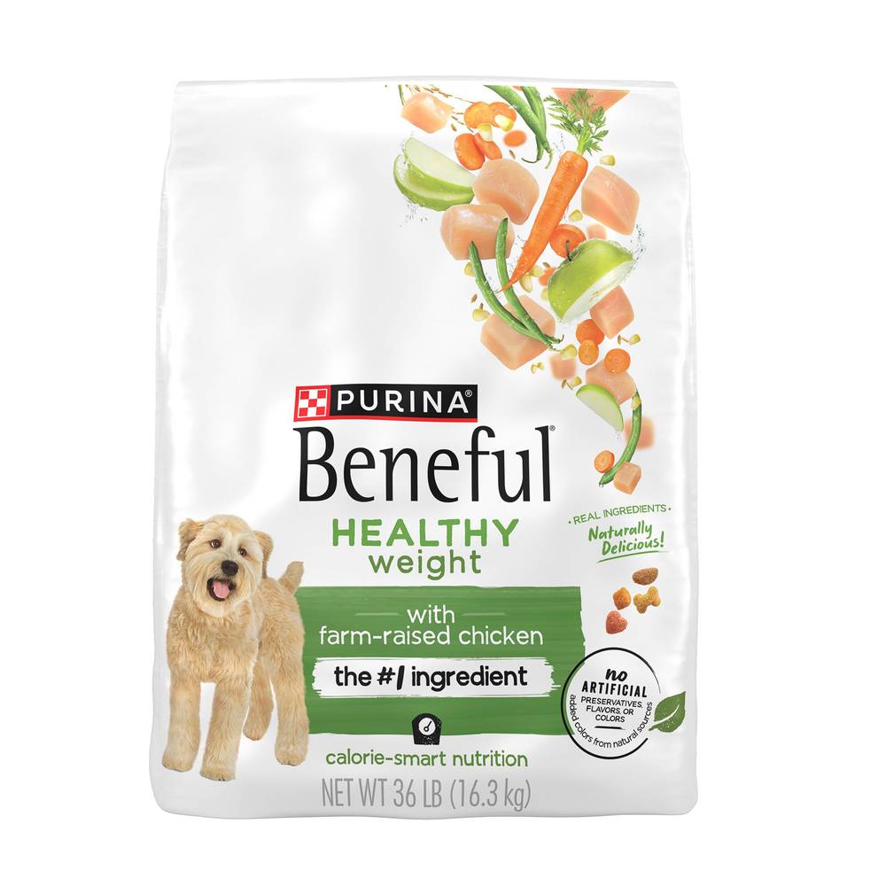 Purina Beneful Healthy Weight Adult Dog Dry Food - Chicken (Flavor: Chicken, Size: 36 Lb)