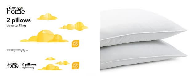 George Home Pillows (2 pack)