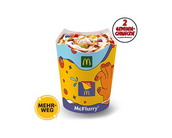 McFlurry® Original Schokolinsen Karamell-Sauce Mehrweg