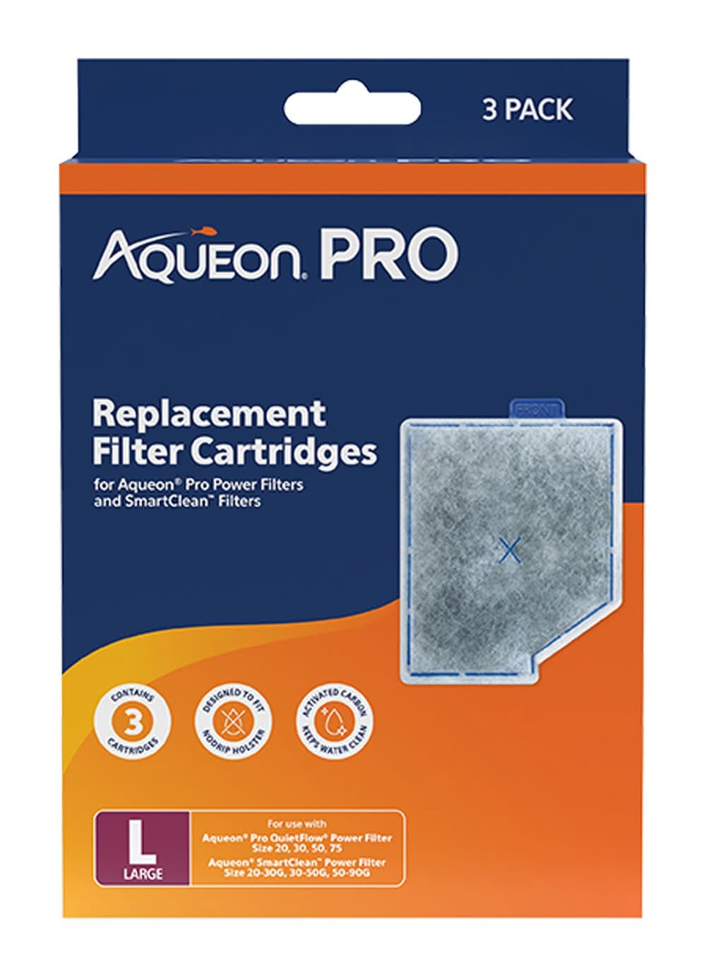 Aqueon® PRO Replacement Filter Cartridges - Multipack (Size: Large)
