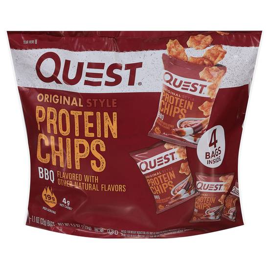 Quest Original Style Bbq Protein Chips (4 ct)