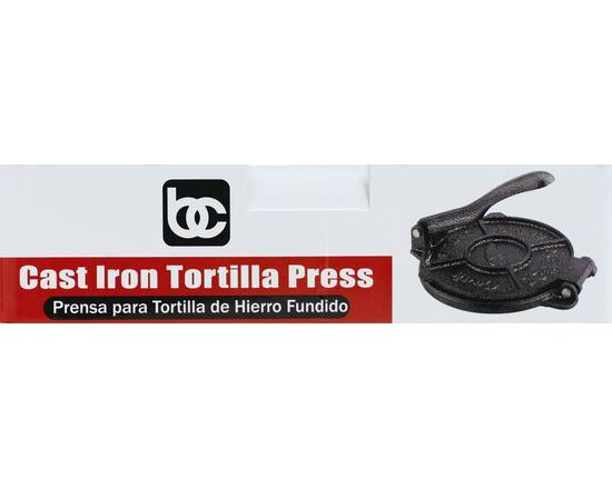 Bc · Cast Iron Tortilla Press (1 ct)