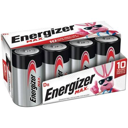 Energizer Max Alkaline Batteries (8 ct)