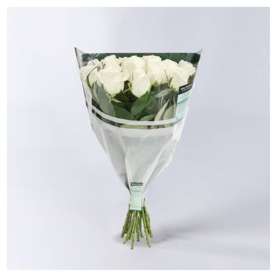 Waitrose & Partners Long Stem Roses Pastel Mix (white)