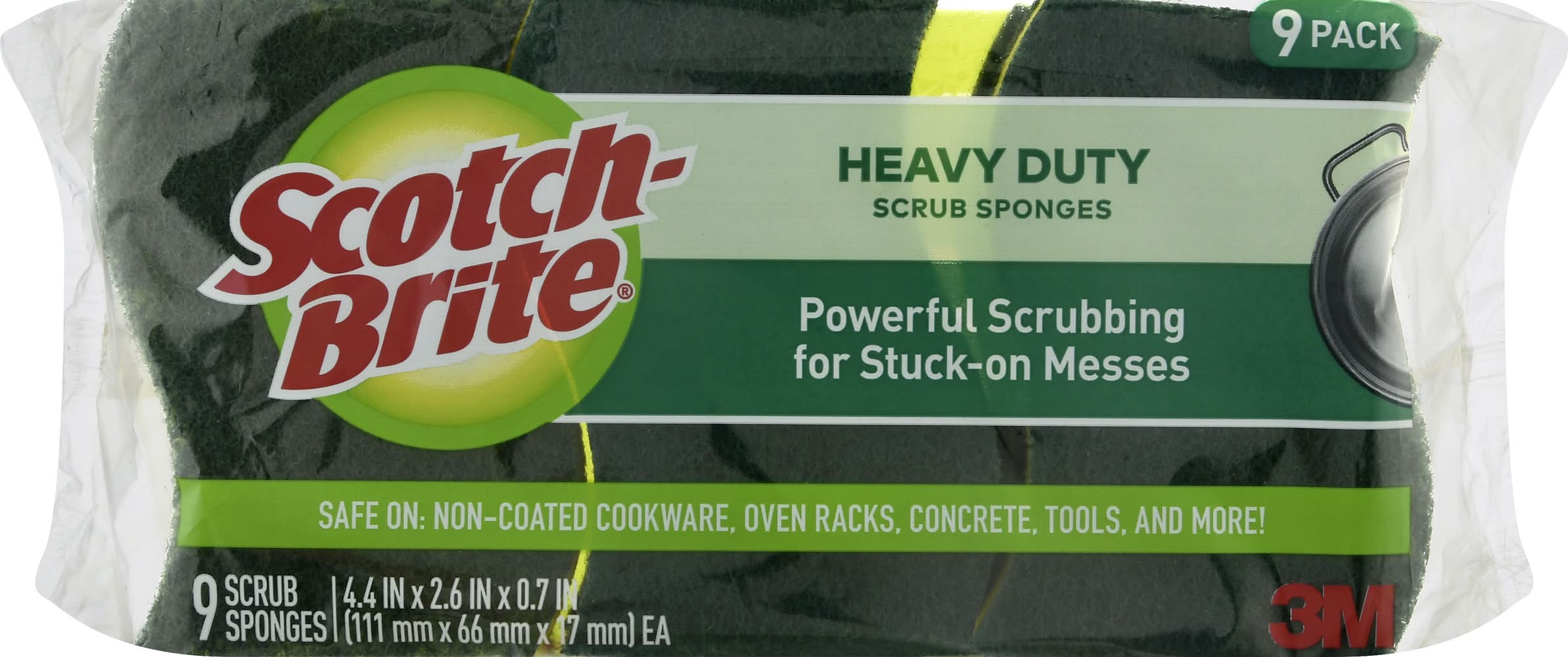 Scotch-Brite Heavy Duty Scrub Sponges (6.1 oz)
