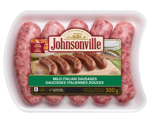Johnsonville Pure Pork Mild Italian Sausages (500 g)