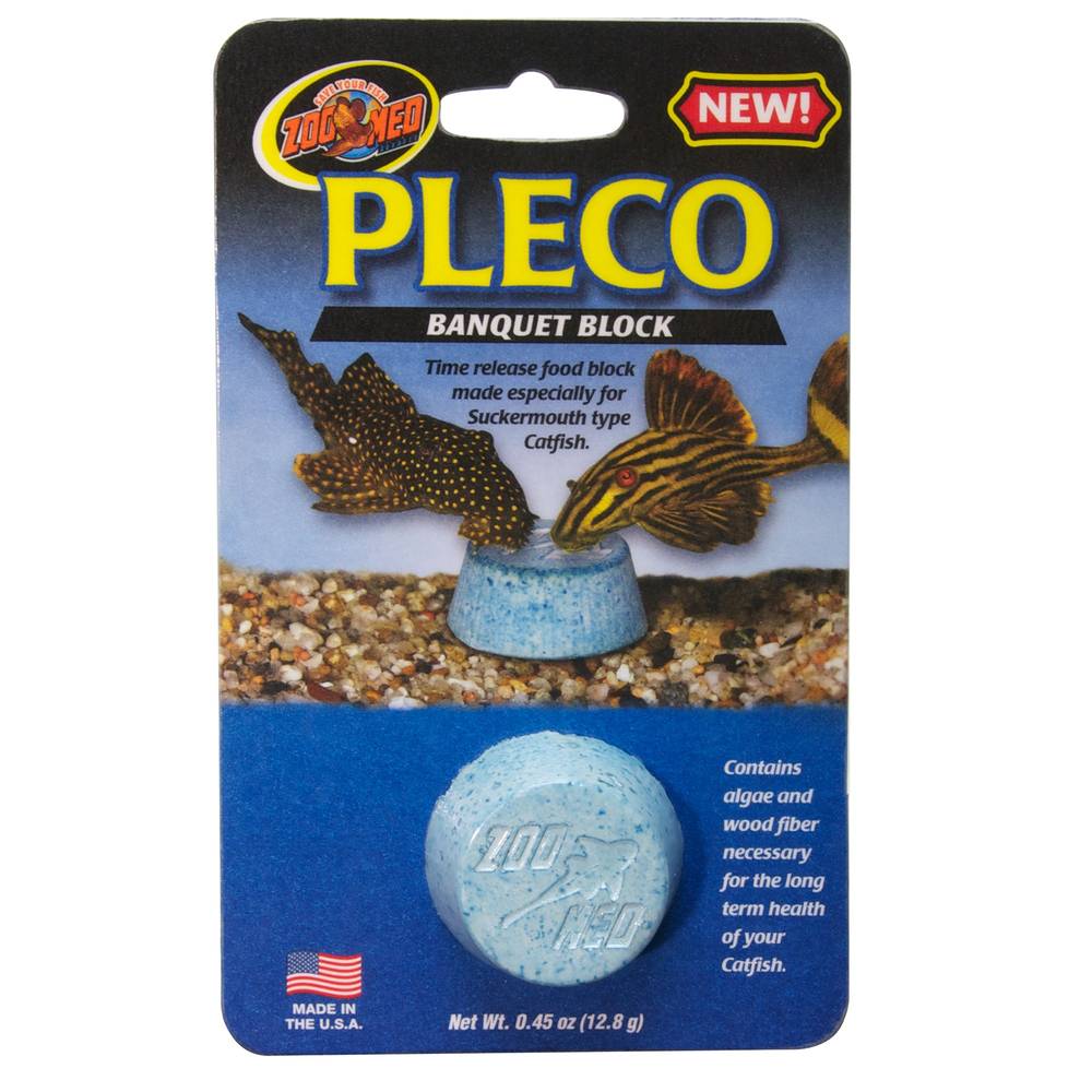 Zoo Med Pleco Banquet Block Cat Fish Food