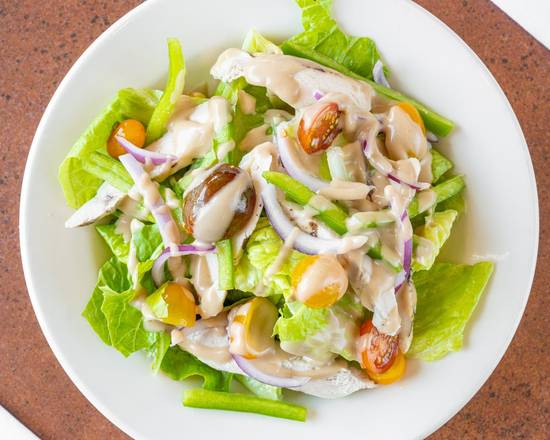 GREEN SALAD WITH CHICKEN