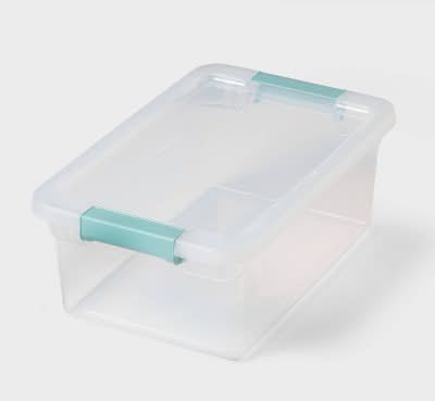 Brightroom Storage Bin With Latches 15 Qt